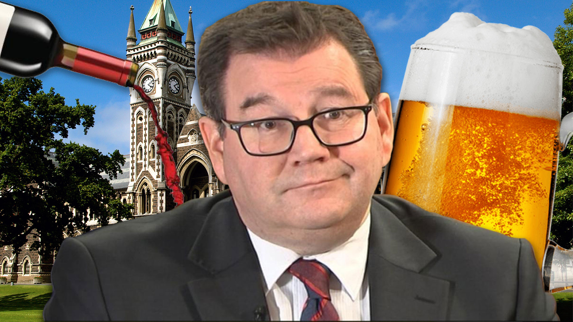 The Deputy Prime Minister & his "Beer & Wine Stein" parties