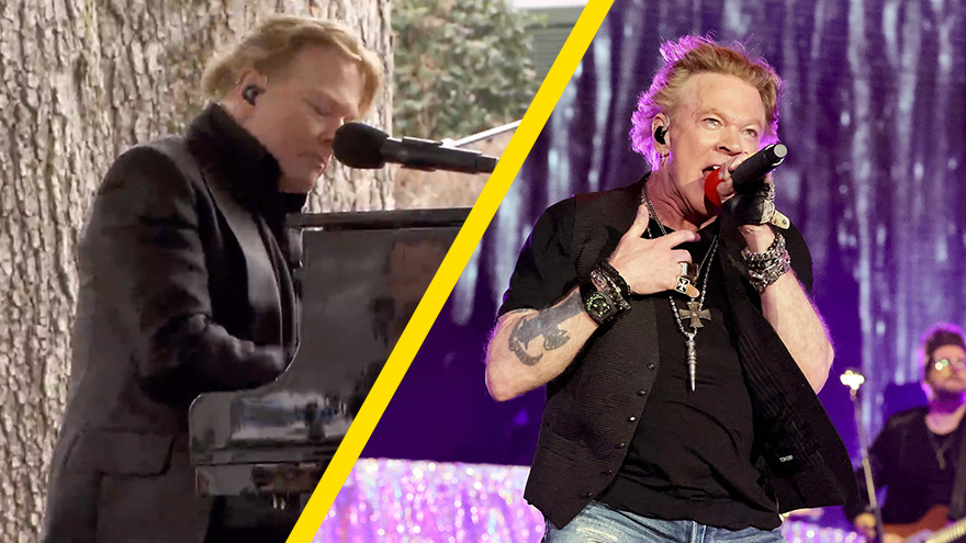 Axl Rose Delivers Heartfelt Speech, Performs ‘November Rain’ at Lisa Marie Presley’s Graceland Memorial Service