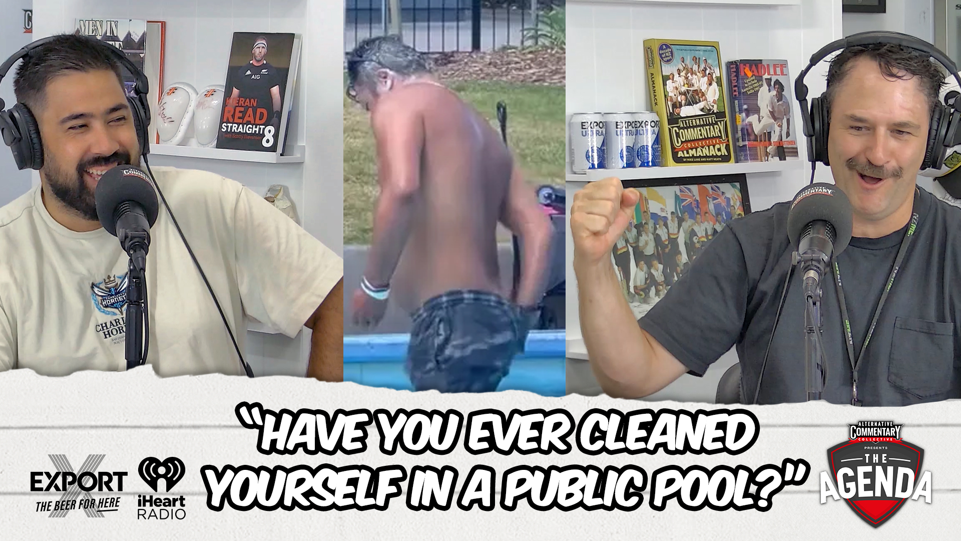 “Have You Ever Cleaned  Yourself In A Public Pool?”