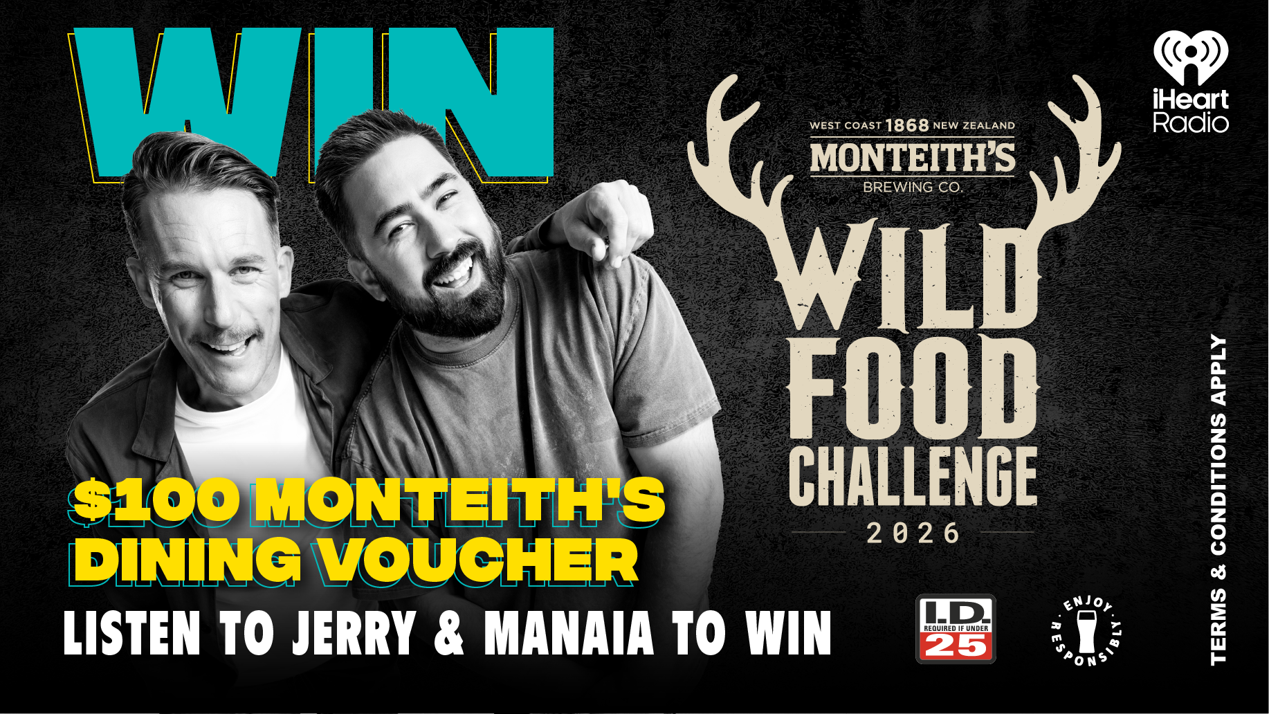 Win with the Monteith's Wild Food Challenge 2026!