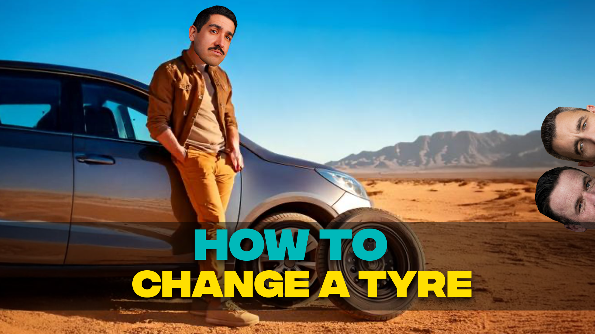 Watch: Pray this doesn't happen to you during your next flat tyre..