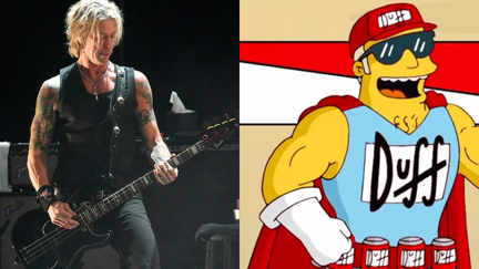 Guns N' Roses bassist insists this Simpsons character is based on him
