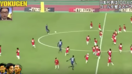 Watch 3 Pro-Football players take on 100 Japanese children