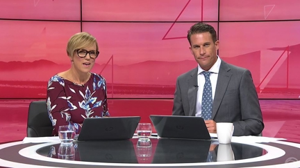 Jerry Wells slipped "finger blast" into Seven Sharp last night