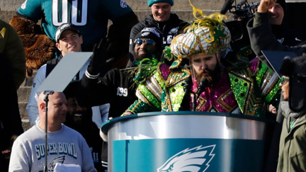 Philadelphia Eagles player delivers epic f-bomb filled speech at victory parade