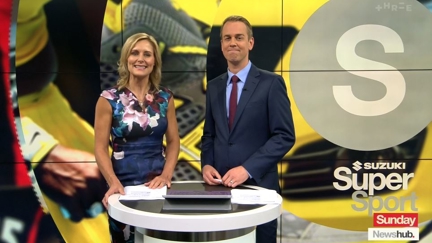 Newshub presenter drops "Boult in the pink, England in the stink" on TV
