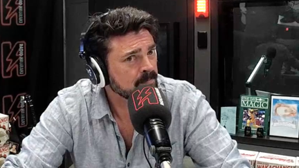 Watch Leigh & Jase storm out of their Karl Urban interview