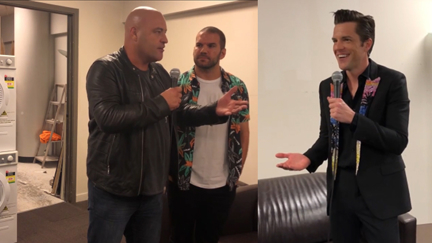 Leigh Hart & The Night Wolf interview Brandon Flowers of The Killers