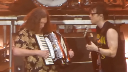 Watch Weird Al Yankovic join Weezer on stage to play "Africa" by Toto