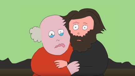 Watch the teaser for Tenacious D's new animated series 'Post Apocalypto'