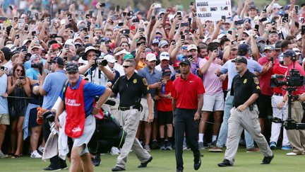 Tiger Woods' victory combined with "You're The Voice" is glorious