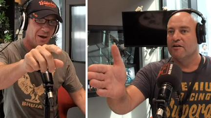 Leigh & Jase's pitch for the new Air NZ safety video