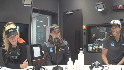 Classic Bhuja admin derails interview with Ross Taylor, Rosemary Mair & Hannah Rowe