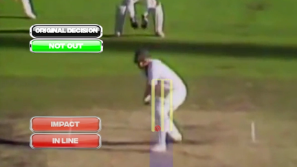 Ball Tracking the infamous 1987 LBW decision at The MCG