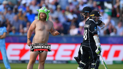 Hilarious streaker provides highlight of Black Caps match against England