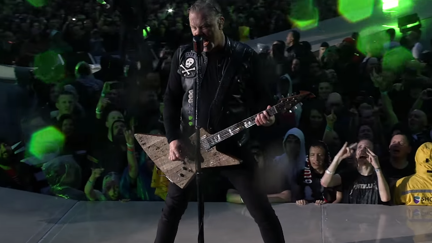 Watch Metallica crush "Master Of Puppets" live during a rain storm