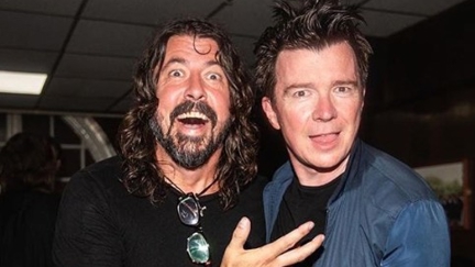 Watch Dave Grohl & Rick Astley play live together in London