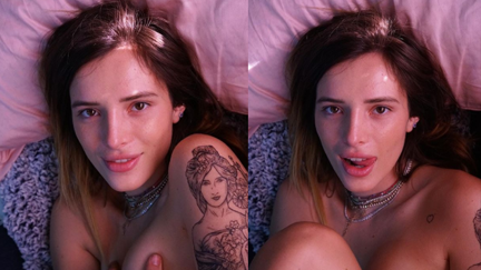 Disney star Bella Thorne posts topless pic ahead of porn debut