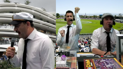 The first ever simulateous commentary of Cricket & The Melbourne Cup