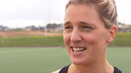 Gemma McCaw's teammate lent her downstairs to her