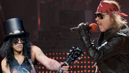 Why did Axle Rose and Slash split back in the day?