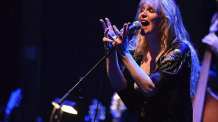 Courtney Love Wipes Away Tears While Covering Britney Spears' 'Lucky'