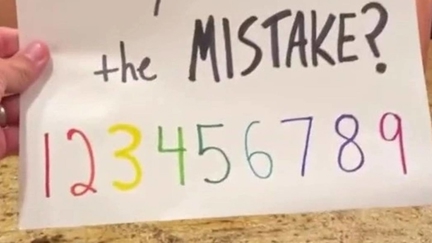 Brain teaser goes viral: Spot the mistake in a 1-9 number sequence