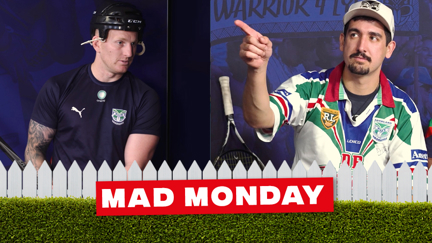 The Warriors draw "Profile Pics" of each other with Mad Monday - Mitch Barnett