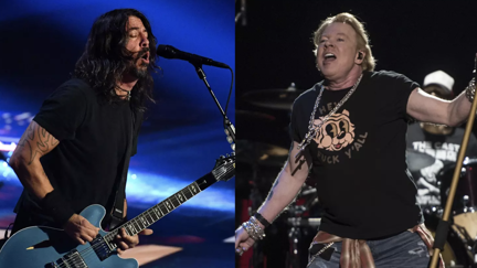 Watch Guns N' Roses perform "Paradise City" with Dave Grohl in Napa Valley