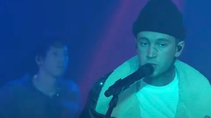Watch Twenty One Pilots bring funky "The Outside" to 'Jimmy Kimmel Live'