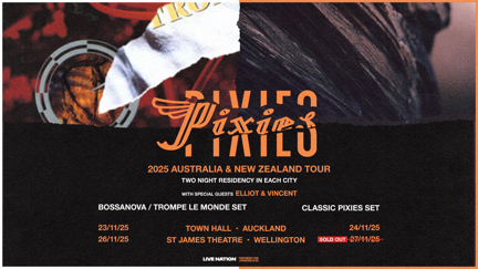 Pixies Are Returning To New Zealand!